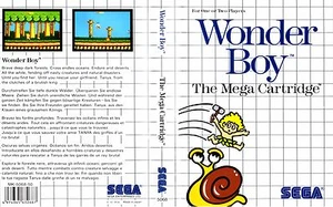 - Wonder Boy Master System Box Art Case Insert Cover Only - Picture 1 of 1