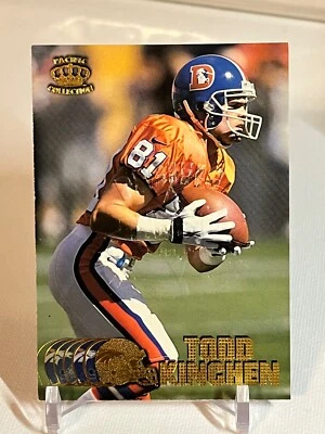 Todd Kinchen, 1997 Pacific crown collection #118 RARE Superbowl XXXII embossed - Image 1 of 4