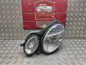 MERCEDES BENZ E CLASS 211 2002-2006 LEFT XENON HEADLIGHT COMPLETE WITH 2 BALLAST - Picture 1 of 10