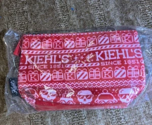 Kiehl's Limited Edition Holiday Makeup/Cosmetic Bag - Picture 1 of 2