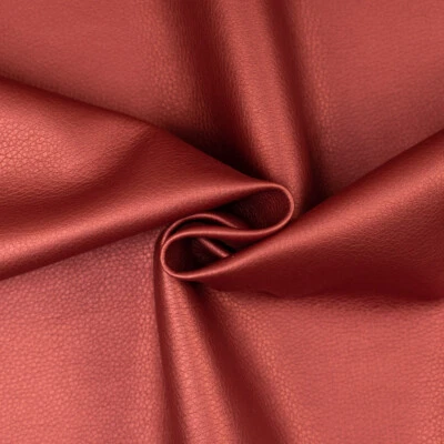 Lederimitat uni ziegelsteinrot (Preis=) - Bild 1 von 3