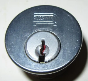 NOS LOCKSMITH ORIG Cylinders RUSSWIN 1",15/16' MORTICE CYL W/keys D1 70 - Picture 1 of 7