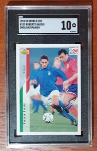 1994 Upper Deck World Cup #153 Roberto Baggio Italia SGC 10 GEM MINT POP 4! - Picture 1 of 2