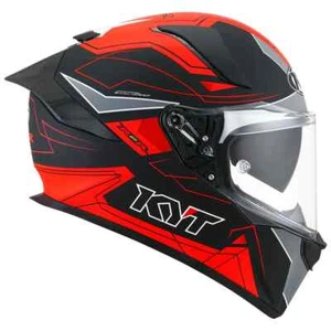 Casco KYT R2R - LED negro mate/rojo - Imagen 1 de 10