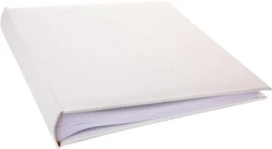 Kenro White Satin Wedding Photo Album with 100 Pages 32cm x 27.5cm Non-Adhesive - Picture 1 of 8