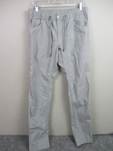Bylt Pants Large Gray The Bylt Pant Drawstring Zip Pockets Cotton Blend Ripstop - Foto 1 di 16