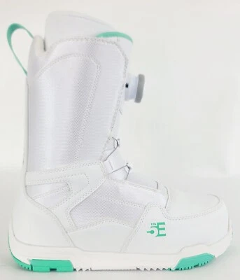 NEW Ladies 5th Element L-2 ATOP Snowboard Boots White w/ BOA Like Lacing 6 - 15