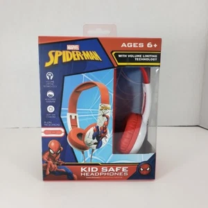 SPIDER-MAN Kid Safe Headphones! With Volume Limiting Technology #HP-0062-SPIDERM - Picture 1 of 7