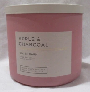 Tarro grande de 3 mechas White Barn Bath & Body Works vela perfumada manzana y carbón - Imagen 1 de 3