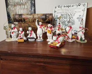 Danbury Mint Coca Cola Polar Bear Christmas Ornaments - Set of 9 - Picture 1 of 13