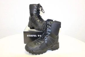Mil-Tec Patrol One Zip zapatos militares negros UE talla 40 nueva factura IVA - Imagen 1 de 4