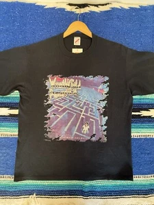 Vintage Jerzees Wrathchild America Climbin the Walls 89-90 Tour T Shirt XL Black - Picture 1 of 13