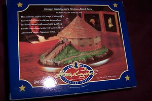 NEW OLD STOCK/1997 ERTL AMERICAN COUNTRY GEORGE WASHINGTON 16 SIDED BARN - Picture 1 of 4
