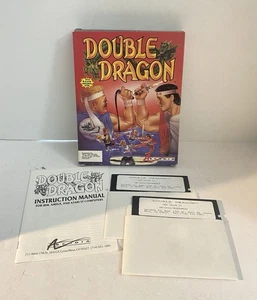 DOUBLE DRAGON IBM PC 1988 Tradewest / Arcadia Complete 5.25" Disks 512k "Minty"! - Bild 1 von 16