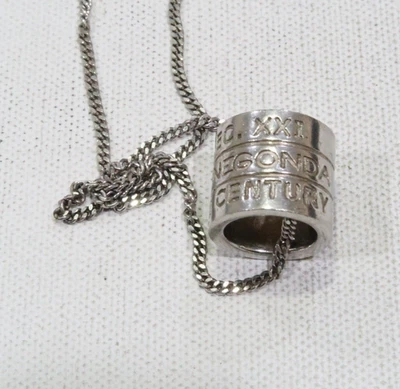 Franco Pianegonda Italia SEC. Anillo Siglo XXI 15 pulgadas Esterlina 925 Collar Foto 1 de 4