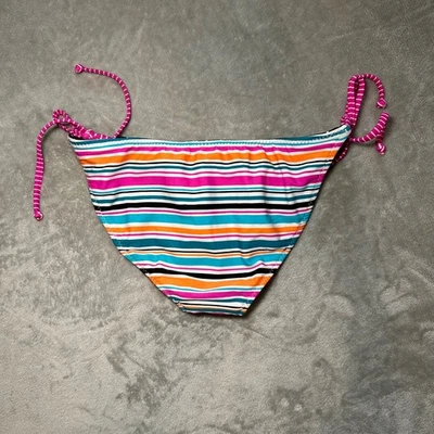 Pantalones de bikini Xhilaration para niños talla S reversibles multicolor a rayas a lunares Foto 1 de 4
