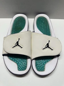 Nike Air Jordan Hydro V 5 Retro GRAPE Size 14 Slides Sandals Green 555501-108 - Picture 1 of 7