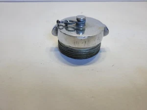 Vintage 2-1/2" NST MALE BRASS CAP Fire Hose Truck Pump Engine Hydrant - Foto 1 di 8