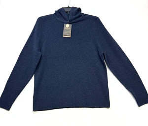 Royal Robbins Rockcraft Wool Hoodie L 100% Merinowolle Navy Blau Pullover Neu mit Etikett - Bild 1 von 5