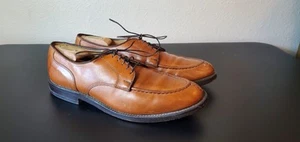 Allen Edmonds Bradley Split Toe Oxfords  Shoes Brown Leather Mens Size 10 1/2 A - Picture 1 of 9
