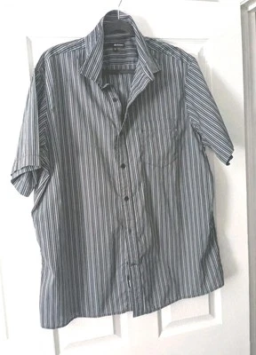 Camisa corta de cuello a rayas azules talla XL de Murano nueva sin etiquetas Foto 1 de 4