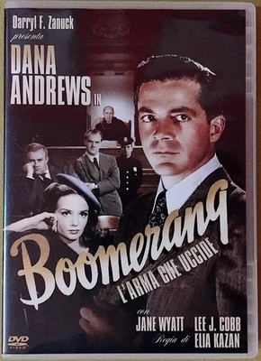 Boomerang L'Arma che Uccide DVD 1947 Elia Kazan Noir Fox Dana Andrews 2013 - Immagine 1 di 4