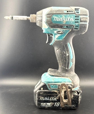 Makita Impact Driver Cordless DTD152 18V  - With 5.0Ah Battery- READ DESCRIPTION - Image 1 of 4