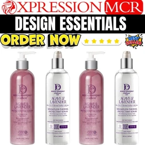 Design Essentials Agave & Lavender Smooth Hair Bath - Thermal Protectant Serum - Bild 1 von 3