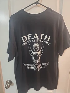 International Brotherhood Of Teamsters T-Shirt Size XL Death Smiles At Everyone - Picture 1 of 8