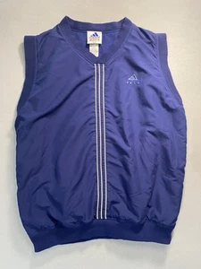 Vintage Adidas Golf Weste dunkelblau Polyester Größe XL - Bild 1 von 7