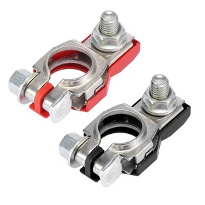Connector Battery Top Post Terminal Universal Heavy Duty Negative Positive Car - Foto 1 di 8
