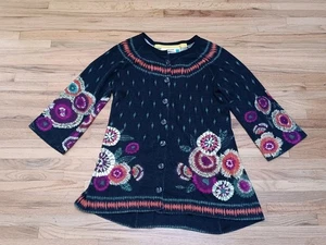 Sparrow Blouse Womens Size Large Floral Pullover Regular Size - Picture 1 of 7