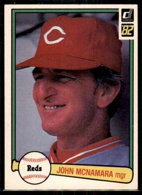 1982 Donruss John McNamara #526 Cincinnati Reds - Image 1 of 2