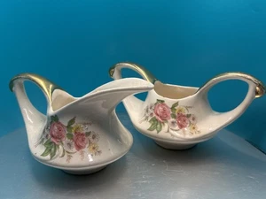 Vintage Porcelain Creamer And Sugar Bowl V59 - Picture 1 of 9