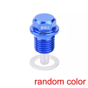 M14*1.5 Car Universal Engine Magnetic Oil Drain Plug Screw Nut Bolt Sump Nut - Picture 1 of 12