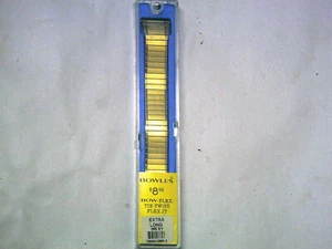 Vintage Bowles Watch band 366XY Bow-Flex Tie-Twist Flex it Extra Long Gold - Picture 1 of 2