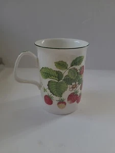 Strawberry Fruit Garden Roy Kirkham Kaffeetasse Becher Fine Bone China England 1990 - Bild 1 von 8