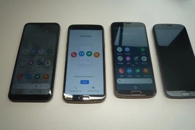 Job Lot 4x Doro Phones - 8100, 8080, 8050 - 16GB - Black Blue - Image 1 of 4