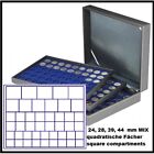 Lindner 2365-2145ME Nera XL Coin Case Blue 135 compartments 24 28 39 44 mm Mix