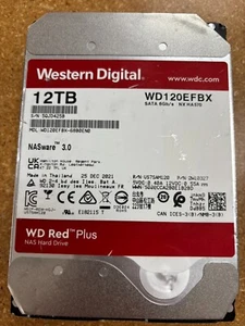 For Parts WD Festplatten WD120EFBX 12TB 7200 RPM 256MB Cache - Bild 1 von 3