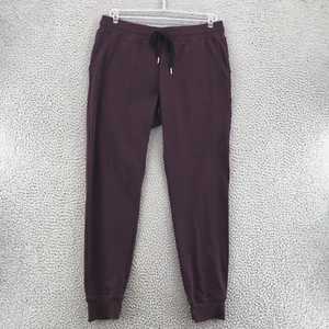 Zyia Active Pant Womens Large Maroon Joggers Stretch Sport Athleisure Outdoors - Picture 1 of 12