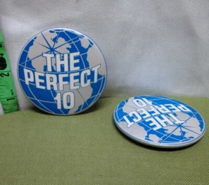 PERFECT 10 mysterious Konan global button 1980s world pinback Geography - Picture 1 of 1