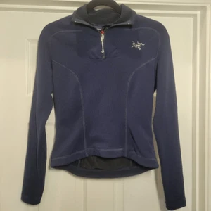 Arc'Teryx 1/4 zip Polartec Fleece Pullover, Small Petite - Picture 1 of 11