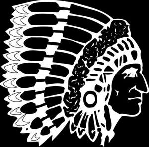Sioux Mascot 1 Color Window Wall Vinyl Decal Sticker Printed Graphic - Picture 1 of 5