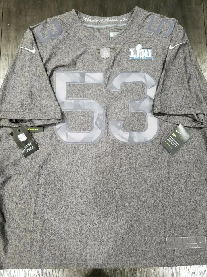 Nike Limited Edition Super Bowl 53 LIII 2019 Patriots Rams Jersey 3xl Ah0708