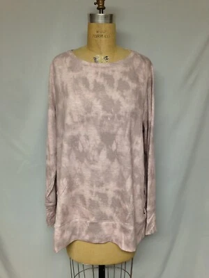 Ideology Plus size Lace-Up tie dye Sweatshirt 100037634WN 1X,2X, 3X NWT $54.50 - Image 1 of 4