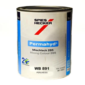 WB891 White Pearl 1 Litre Spies Hecker Permahyd Waterbased Tinter - Picture 1 of 1