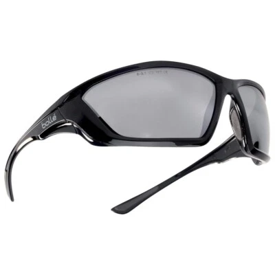 BOLLÉ BOLLE-Tactical SWAT Ballistic Sunglasses - Silver Flash Mirror Gray Lens - NEW