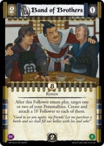 Legend of the Five RIngs L5R CCG AM Aftermath Band of Brothers - Picture 1 of 1