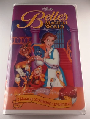 Belle's Magical World (VHS) 1998 Jeff Bennett, Robby Benson, Paige O'Hara TESTED - Image 1 of 3